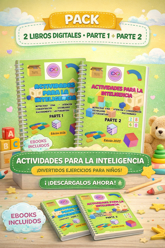 Mentes Brillantes – Actividades Inteligentes (Libro 1 y 2)